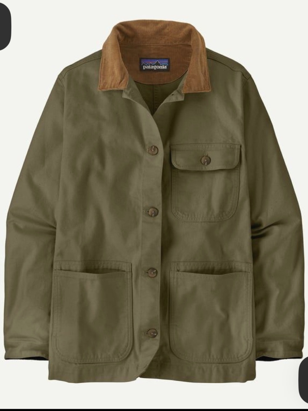 Weatherproof Khaki Raincoat with Dark Brown Collar